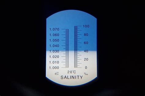 how a refractometer measures salinity|saltwater salinity chart.